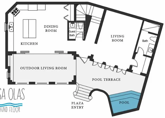 Casa Olas - Oceanview, Club Included, Plunge Pool, Steps To